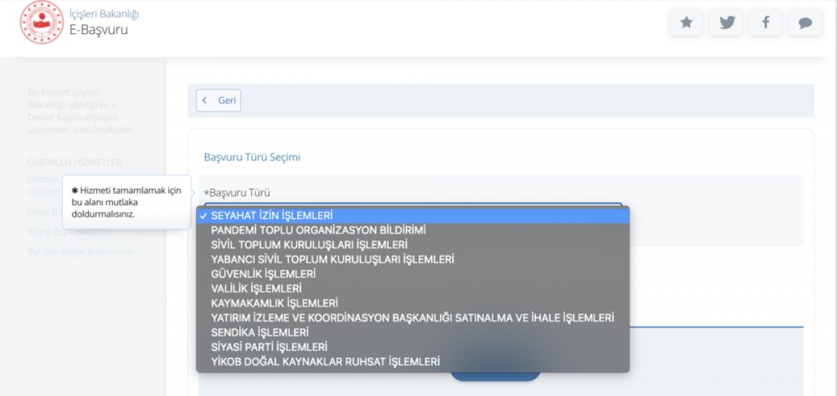Ev taşıma izni e devlet